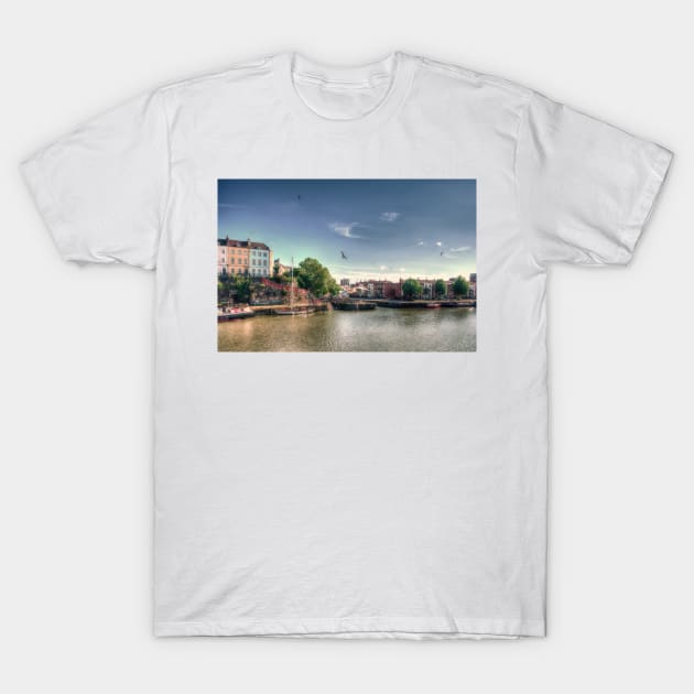 Gulls at the Docks T-Shirt by Nigdaw